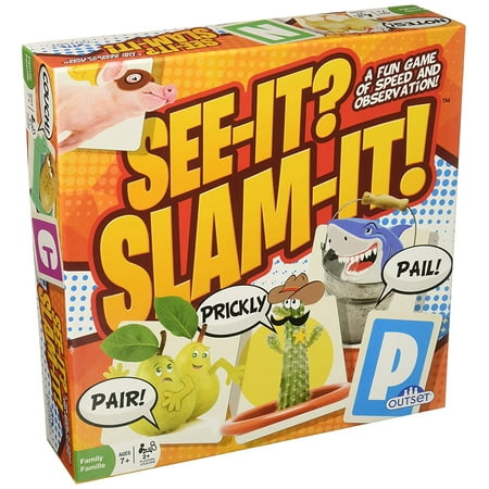 Words Out ??? Game - See It Slam It - A Fun Party Game of Speed and Observation, See It Slam It is a fast paced family card game where players must shout out a word.., By Outset Media ()