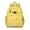 Yellow, variant on Floral Student Travel Backpack, Water-Resistant, Multi-Compartment, Lightweight, Buckle Fastening, Perfect School or Birthday Present