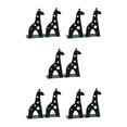 thumbnail image 2 of Injueey Sujetalibros de metal de 2 piezas para estantes - Mantenga sus libros en posición vertical y organizados Convenientemente seguro negro Type2 NO2, 2 of 6
