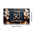 thumbnail image 6 of Yatrandify Decorative Design Happy Birthday Banner Milestone Celebration Balloon Decoration Gift Box for Birthday Party Indoor Decoration Photo Shoot, 6 of 7