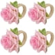 thumbnail image 2 of Xihbxyly Almacén de Liquidación 4 Anillos para Servilletas En Forma de Rosa, Porta Servilletas En Flores Artificiales y Hebilas para Servilletas, 2 of 3