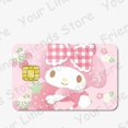 thumbnail image 4 of Pegatinas Kawaii Sanrioed My Melody Littletwinstars Diy para tarjetas, pegatinas impermeables de Anime para tarjetas de juego de crédito pequeñas, cubierta de película de piel, 4 of 4