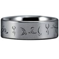 thumbnail image 2 of Yoga Style 1 Tungsten Carbide Ring, 2 of 9