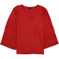 thumbnail image 1 of Alfani Blusa con mangas a capas para mujer, rojo, extragrande, 1 of 1