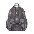 thumbnail image 4 of Gothic Students Backpack with Celestial Astrology Moon and Witchy Star Print, Mystical Cosmic Design, Spacious and Comfortable for Students and Students, 4 of 6
