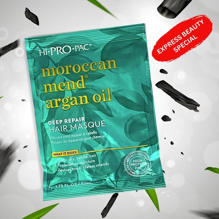 Hi-Pro-Pac Moroccan Mend Argan Oil Deep Repair Hair Masque - 1.75
