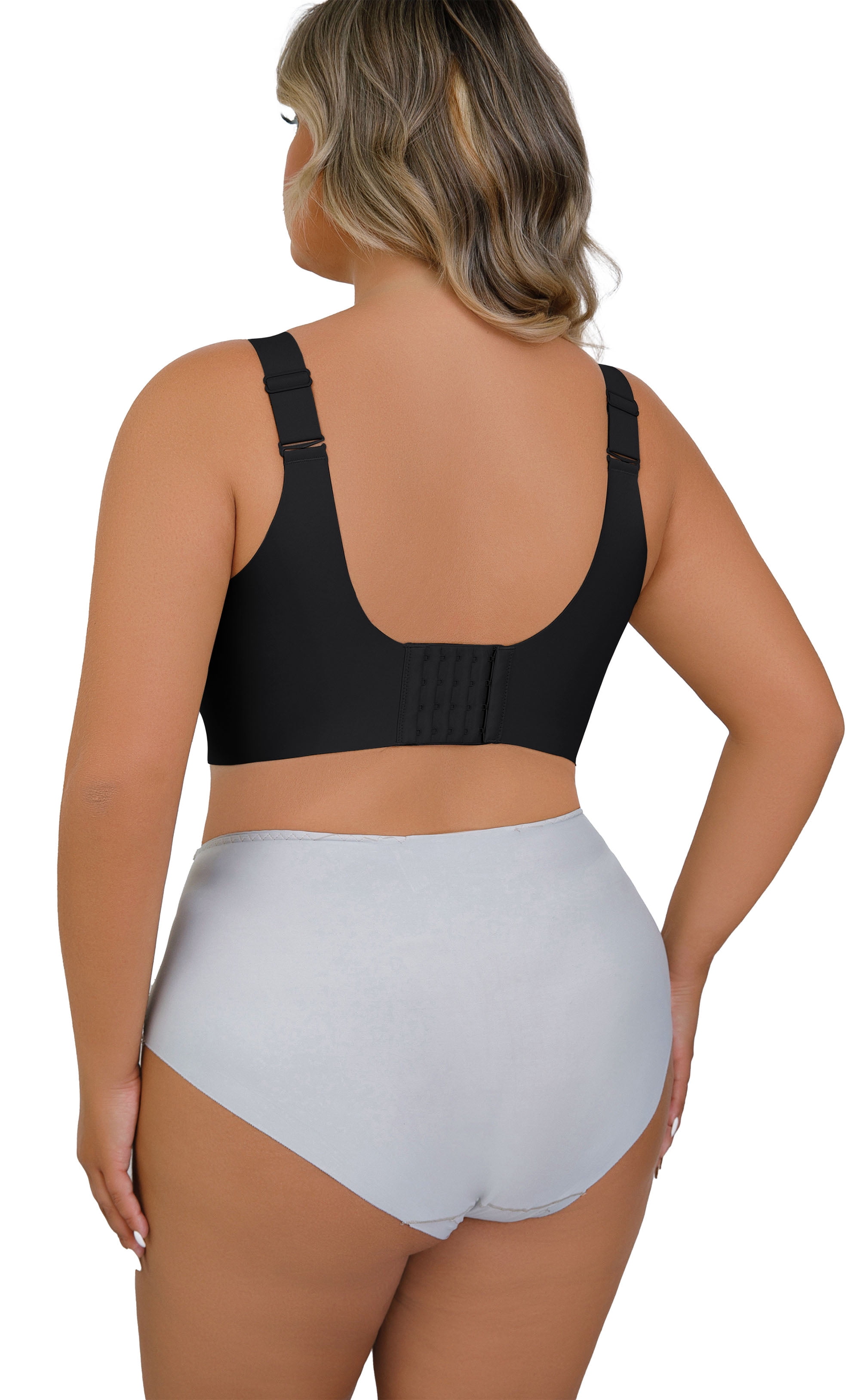 Daystry Plus Size Everyday Bras for Women Full Coverage Soft Sleep Wirefree Bras New Upgrade
