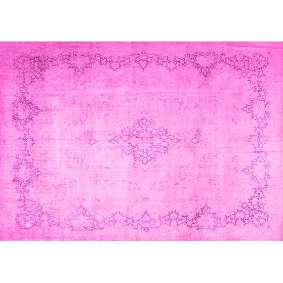 Ahgly Company Indoor Rectangle Persian Pink Traditional Area Rugs, 2' x 3'