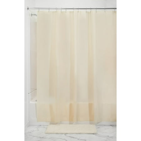 InterDesign EVA 5.5 Gauge Shower Curtain Liner, Standard, 72" x 72", Sand