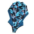 thumbnail image 1 of Traje de baño de manga larga Strade Fareast Limited para mujer con cremallera frontal M, 1 of 7