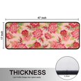 thumbnail image 5 of Kitchen Rugs Sets Of 2,Pioneer Flower Floral Print Pattern Anti Fatigue Kitchen Mat Rugs Non Slip Washable,Decorative Kitchen Floor Mats for Kitchen,Sink,Laundry,17"x47"+17"x47", 5 of 5