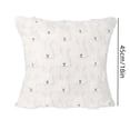 thumbnail image 2 of karymi White Easter Rabbits Pattern Pillow Cover 18x18in Soft Faux Plush Throw Pillow Case for Sofa Living Room Spring Home Decor Farmhouse Pillows Covers Family Gifts Womens Gifts, 2 of 2
