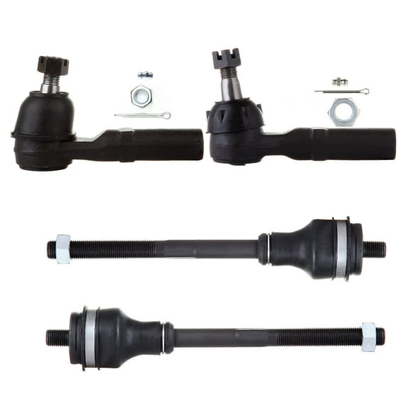 CCIYU Front Outer Tie Rod End Driver Passenger Side Inner Tie Rod End fit for 1997-1999 for Dodge Dakota for Durango 4pcs Suspension Kit