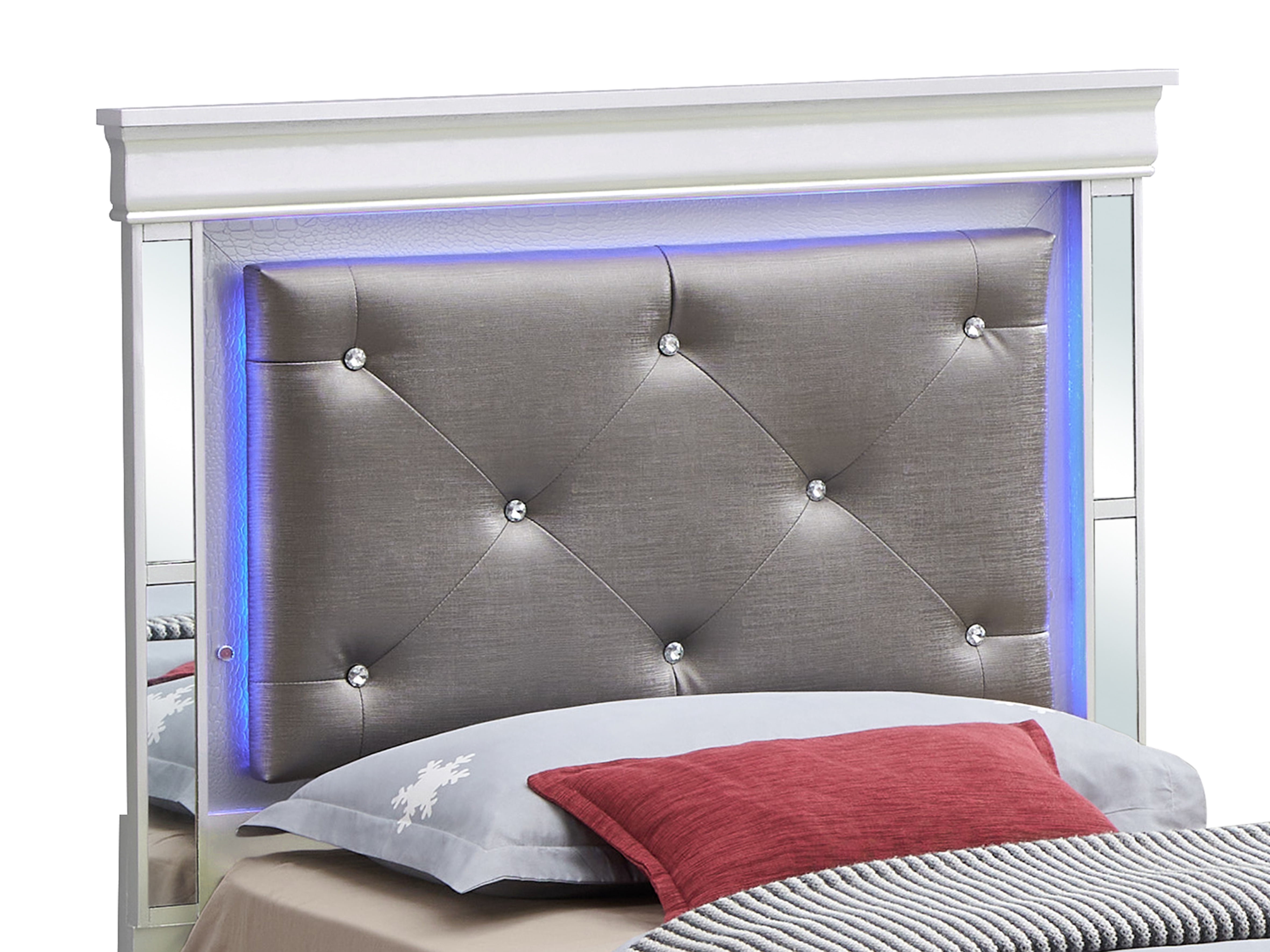 Glory Furniture Verona Twin Bed in Champagne Color
