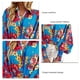 thumbnail image 5 of Camisa de manga larga con estampado de linterna para mujer Camisa informal con botones y cuello de ajuste regular de poliéster, 5 of 6