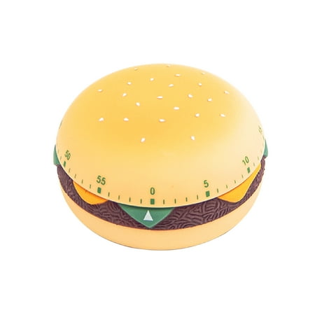 

WindC Cooking Alarm 60-Minute Crack Resistant ABS Hamburger Shaped Counter Timer Kitchen Accessories