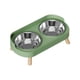 thumbnail image 2 of CaiYueKe Non-Slip Elevated Dog Bowls Stainless Steel Double Pet Feeder Dish Anti-Tip Spill Proof Bowls for Cats Small Dogs Senior Pets Food Water Bowls with Neck Support Easy Clean Feeding Station, 2 of 6