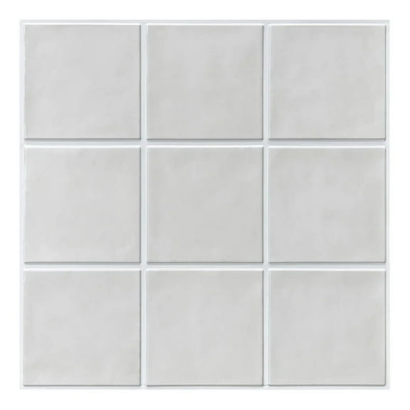 3D Tile Sticker, Self-adhesive Decorative 3D Tile Backsplash for Kitchen and Bathroom, Waterproof Mold Resistant 30x30cm