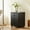 Black, variant on CONCETTA 5-Drawer Wooden Storage Chest, Mobile File Cabinet with Wheels, Versatile Dresser for Home, Office, or Bedroom Organization, Black