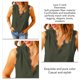 thumbnail image 5 of Womens Tank Tops Lace V Neck Pure Color Casual Breathable Soft Fiber Sleeveless Camisole for Party Office Outdoor, 5 of 5