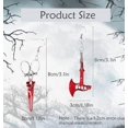 thumbnail image 3 of Stud Earrings For Women Halloween Vintage Gothic Scissors Axe Dangle Earring, 3 of 8