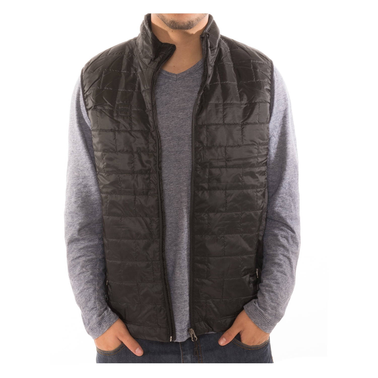 Alta Men's Quilted Full Zipper Puffer Water Repellent Packable Vest