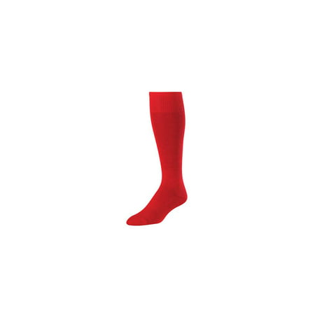 One Color Baseball Socks in Scarlet - Set of 12 (Varsity)