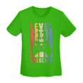 thumbnail image 4 of Level 13 Unlocked Women'S Basic Short Sleeve T-Shirt Green Large, 4 of 5