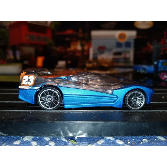 Hot Wheels Spin King Blue Sportcar diecast model 1/64