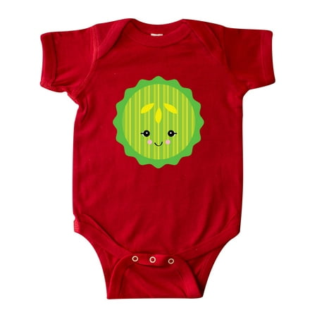 

Inktastic kawaii pickle slice Gift Baby Boy or Baby Girl Bodysuit
