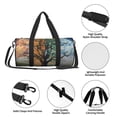 thumbnail image 4 of Lukts Seasonal Tree Reflection for Gym Bag for Women & Men,Sports Travel Duffel Bag Weekend Bag for Airplane,Water Resistant Workout Overnight Backpack, 4 of 6