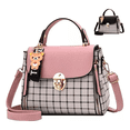 thumbnail image 1 of Mochila De Mujer Cuero De Pu Bolso Antirrobo De Hombro Xtellar rosa, 1 of 3
