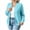 Sky Blue, variant on Women's Fleece Zip up Sweatshirt Jackest No Hood, Casual Long Sleeve Coat Outerwear with Pockets, Fall Comfy Versatile Jackets Daily Wear