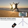 thumbnail image 5 of Retractable Selfie Stick Tripod with Detachable Bluetooth Wireless Remote Phone Holder-White, 5 of 5