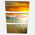 thumbnail image 3 of Design Art - une Plage Incroyablement Colorée avec des Empreintes de Pas, 3 of 3