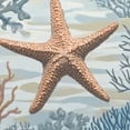 thumbnail image 6 of Patifu Starfish Coral Ocean Round Tablecloth Stain-Resistant Washable Indoor Outdoor Dining Wedding Party 100% Polyester Waterproof Fabric for Picnic Kitchen Farmhouse 54"-58, 6 of 8