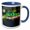 Blue/White, variant on 3drose, Fiji Banded Iguana Lizard, Vitu Levu, Fiji - Oc01 Dpb0260 - Douglas Peebles, 11oz Mug
