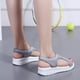 thumbnail image 5 of Nuevas sandalias de boca de pez, sandalias deportivas de cuña voladora de gran tamaño para mujer, sandalias informales de suela gruesa para mujer Wmkox8yii  nm2000, 5 of 8