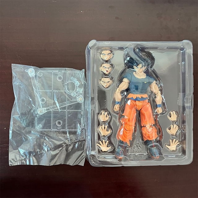 Dragon Ball Z Super Son Goku Migatte No 16cm Figura de acción Colección de mantequilla móvil Regalo de Navidad zhangmengya unisex