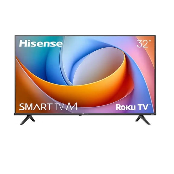 Restored Hisense 32" Class A4 Series HD 720P LED Smart Roku TV (2025) Dolby Audio, Google Assistant & Alexa Compatible - 32A47HNR