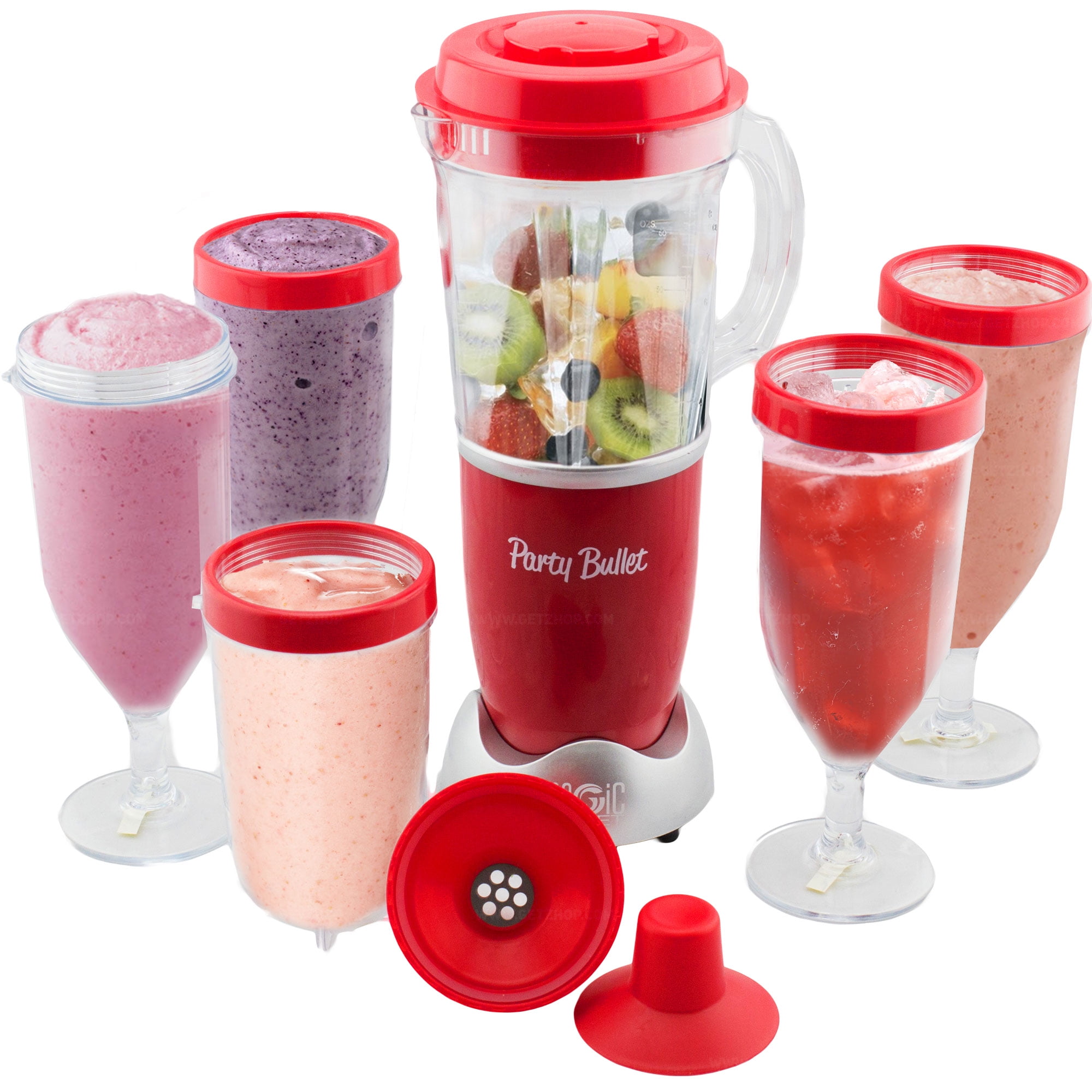 Recipe Book NIB Party Bullet by Magic Bullet  18pc Drink Making System