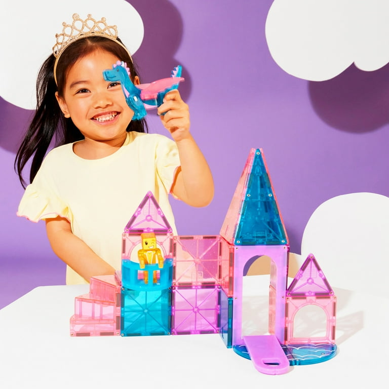 ラティス　25th MAGNA-TILES Castle 25-Piece Magnetic Construction Set, The