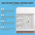 thumbnail image 3 of White Enamel Paint Set, 30ml Multi-Pack for Bath & Surface Repair, Durable Gloss Finish, 3 of 5
