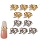 thumbnail image 1 of 10 adornos para uñas de conejo 3D con diamantes de imitación y purpurina giratorios., 1 of 5