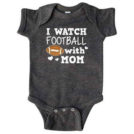 

Inktastic I Watch Football with My Mom Gift Baby Boy Bodysuit