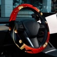 thumbnail image 6 of Seven Starred Iadybird 14.5 Inch Printing PVC Leather Car Wheel Cover Auto Accessories Steering Wheel Cover, 6 of 6
