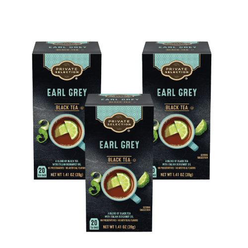 Private Selection Earl Grey Black Tea, 60 Count,3 Pack