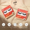 thumbnail image 5 of KISS My Lash but Bolder 3D Volume False Eyelashes, Strip Lashes, Big Personality, Black, 1 Pair, 5 of 12