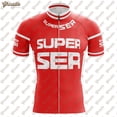 thumbnail image 4 of Maillot de ciclismo retro Pro Team para hombre, manga corta, maillot MTB, maillot de descenso, ropa de ciclismo de montaña, verano, 4 of 5