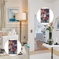 thumbnail image 4 of Yayeee Duplex Wall Plate 1-Gang 4.5"x2.7" Home Receptacle Light Switch Decorative Outlet Cover, Blue Vibrant Leaves Pattern, 4 of 7